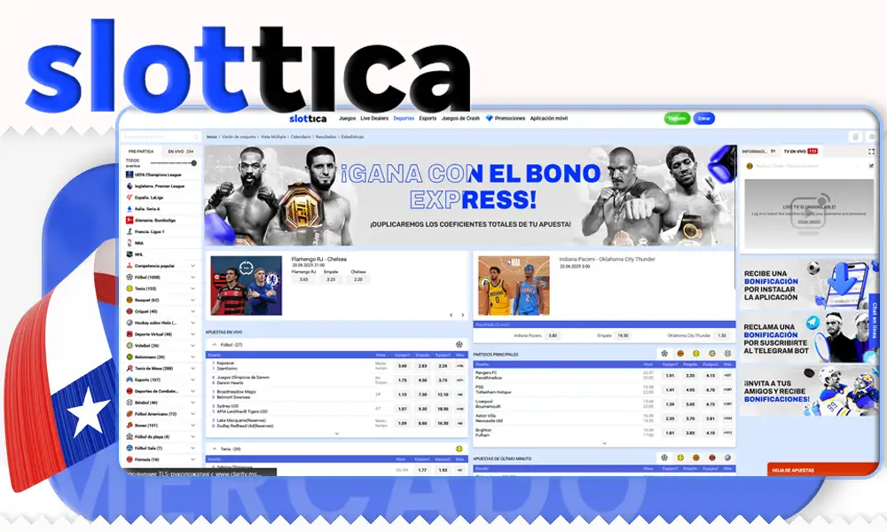 Apuestas deportivas y de deportes electrónicos