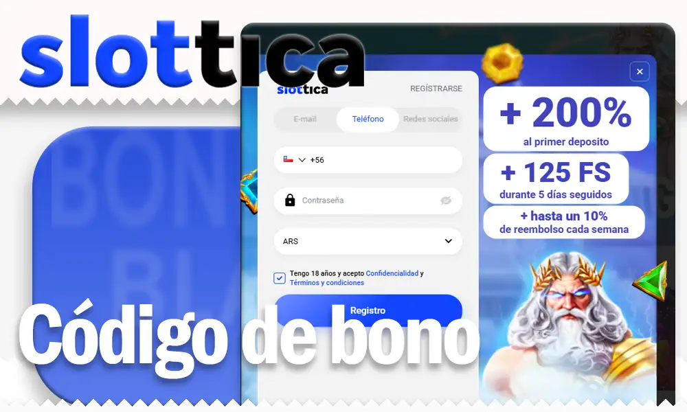 Slottica – Código de bonificación 2025