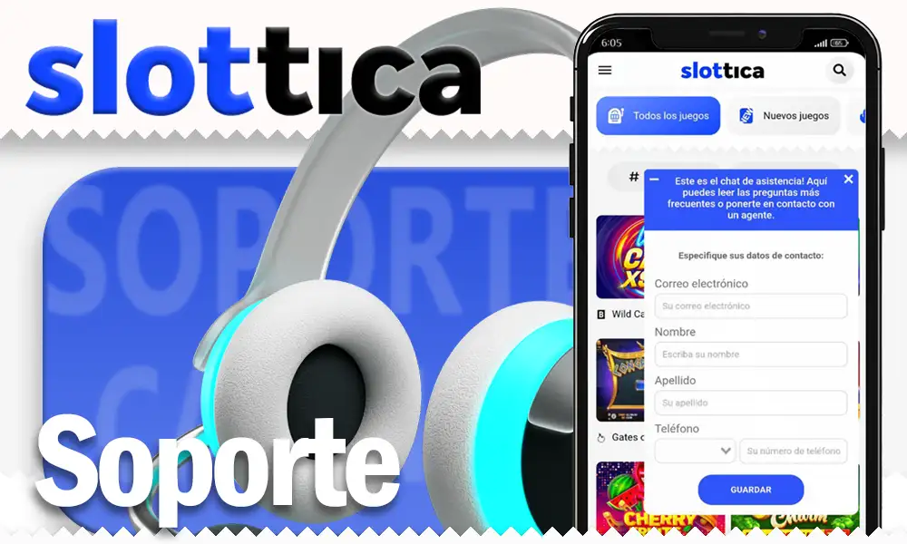 Servicio de asistencia de Slottica